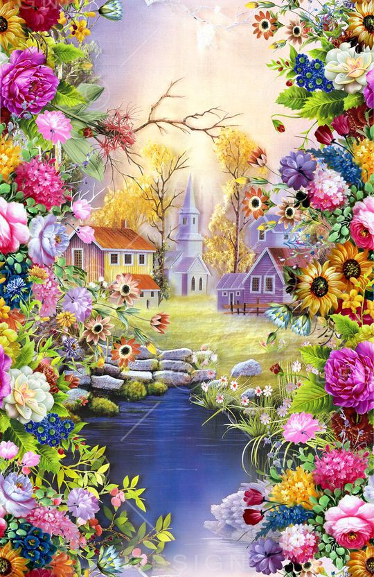 风景印花华亿平台图片