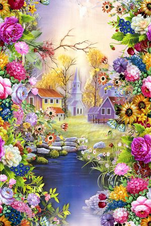 风景印花华亿平台图片