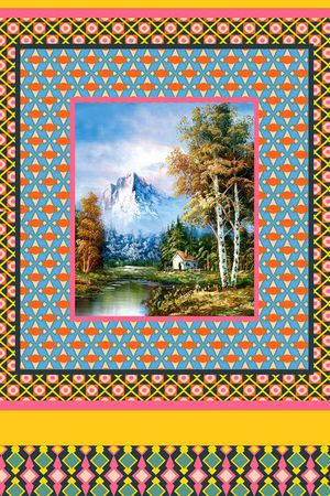 时尚印花华亿平台图片