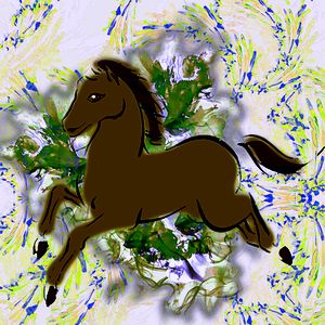 抽象印花华亿平台图片