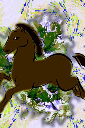 抽象印花华亿平台图片