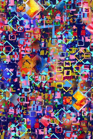 抽象印花华亿平台图片