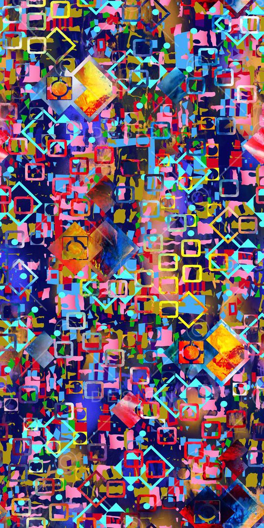 抽象印花华亿平台图片