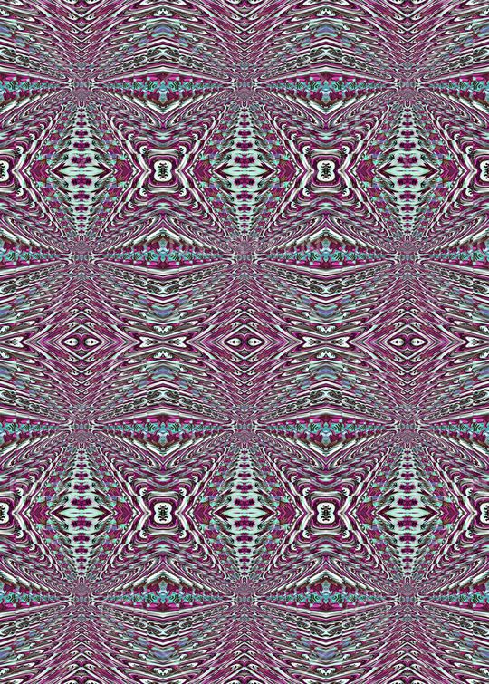 抽象机理印花华亿平台图片