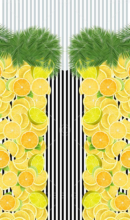 热带风情印花华亿平台图片