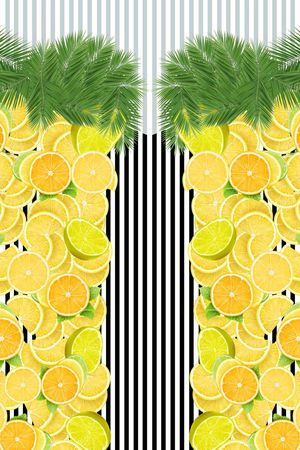 热带风情印花华亿平台图片