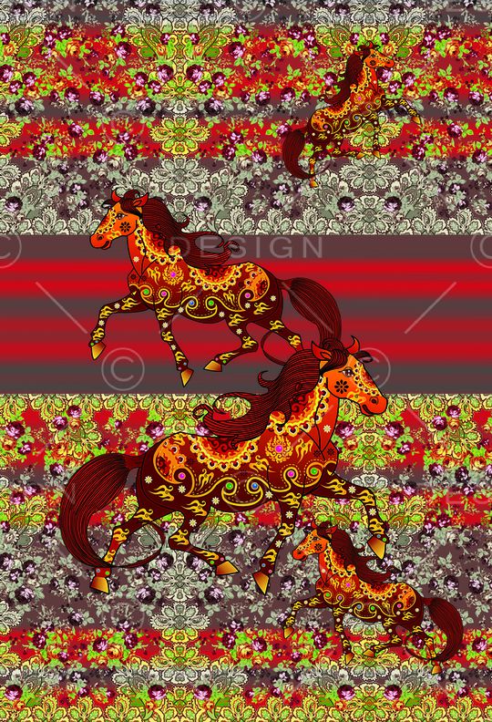 中国风印花华亿平台图片