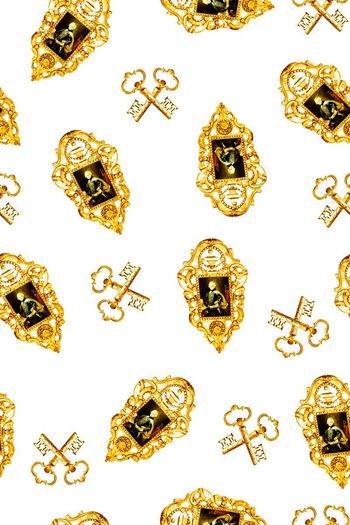 370486-宫廷金钥匙纹