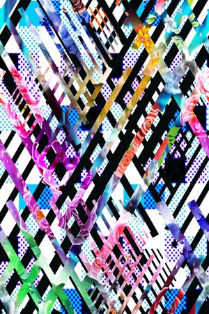 几何印花华亿平台图片