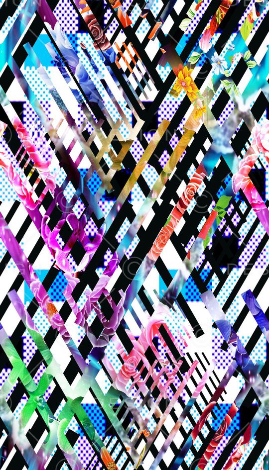 几何印花华亿平台图片