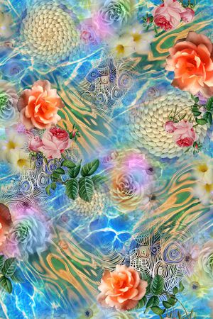 水波印花华亿平台图片