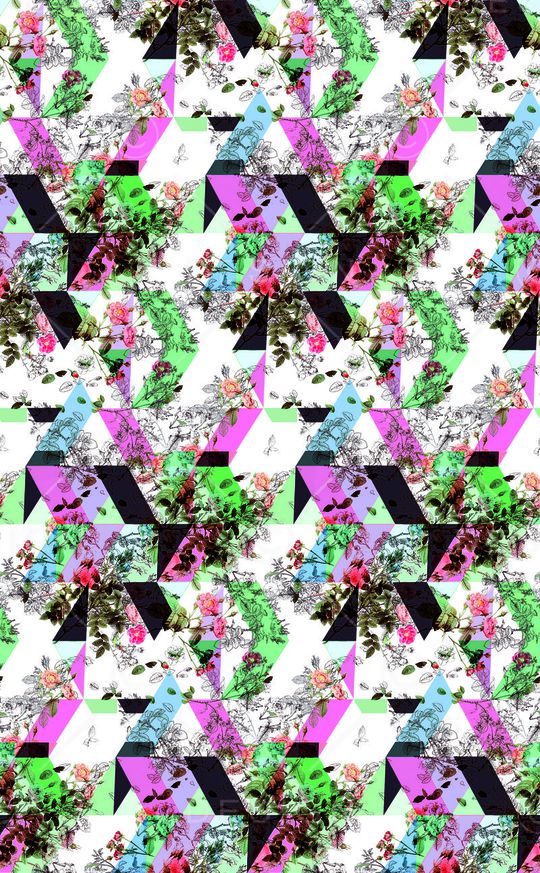 植物花贲印花华亿平台图片