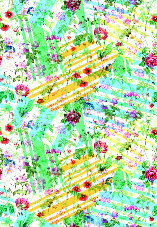 小花贲印花华亿平台图片