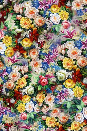 油画 花卉印花华亿平台图片