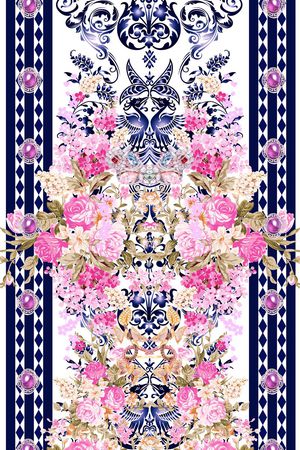 几何印花华亿平台图片