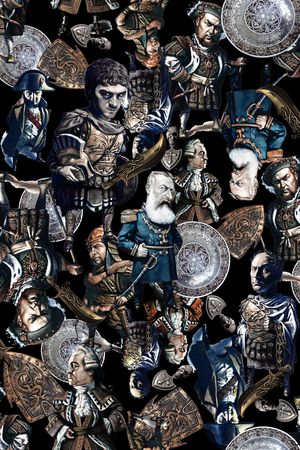 人物印花华亿平台图片