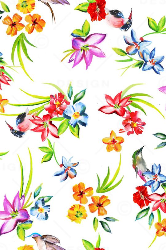 手绘印花华亿平台图片