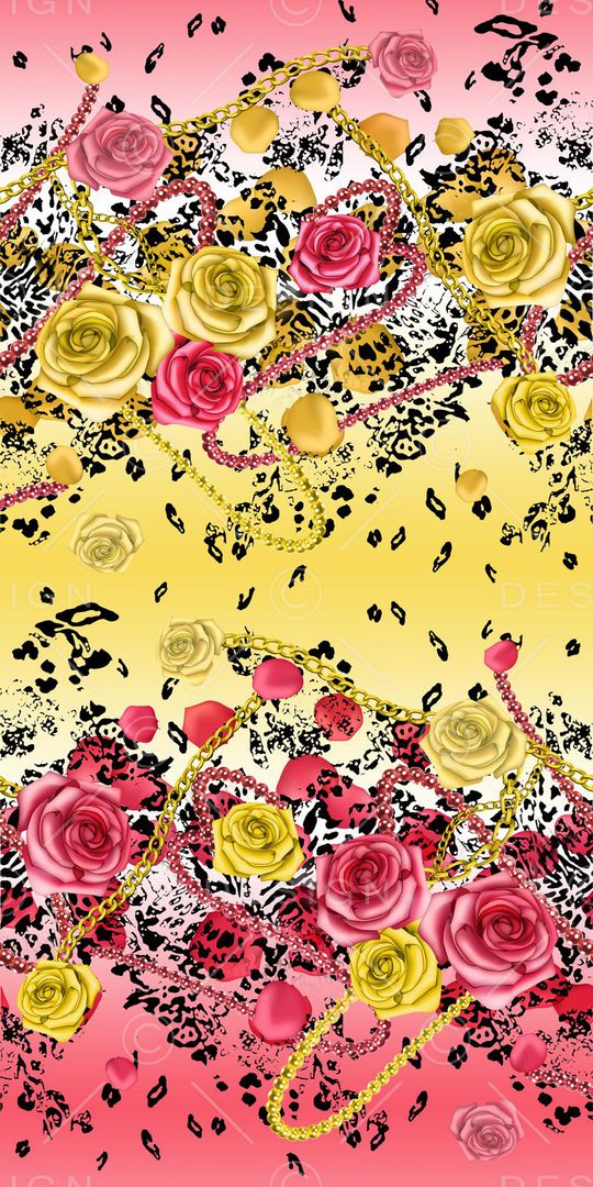 玫瑰花印花华亿平台图片