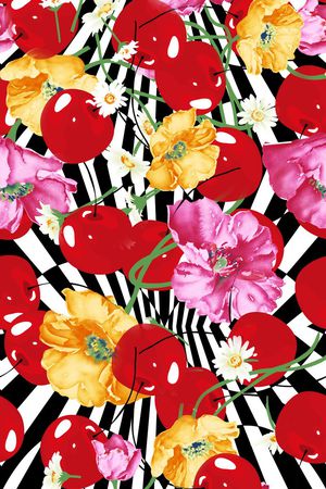 几何印花华亿平台图片