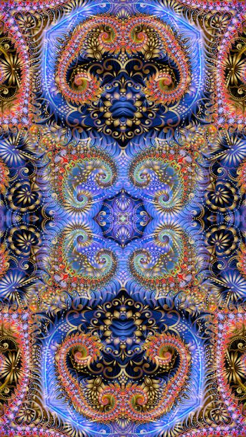 370859-欧式宫廷花纹佩兹利腰果图形组合1