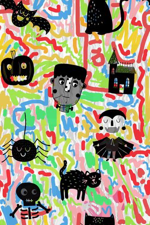 手绘印花华亿平台图片