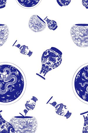 青花印花华亿平台图片