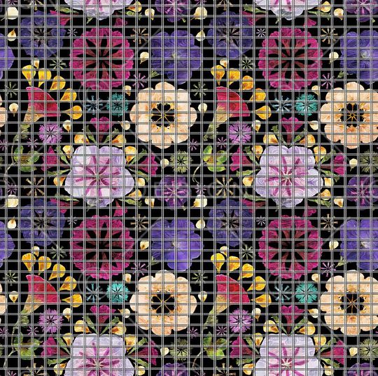 黑底印花华亿平台图片