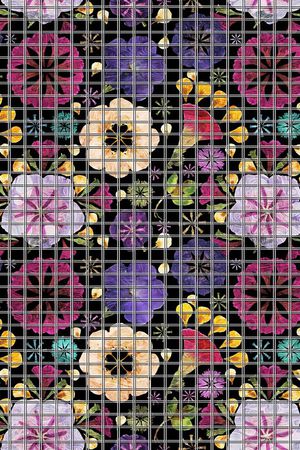 黑底印花华亿平台图片