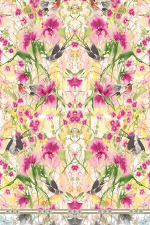 中国风印花华亿平台图片