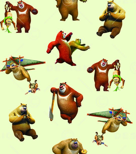 熊出没印花华亿平台图片