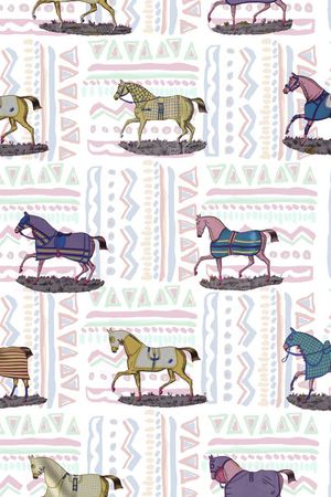 复古印花华亿平台图片