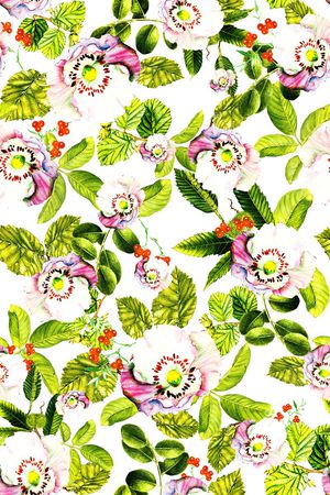 热带动植物印花华亿平台图片