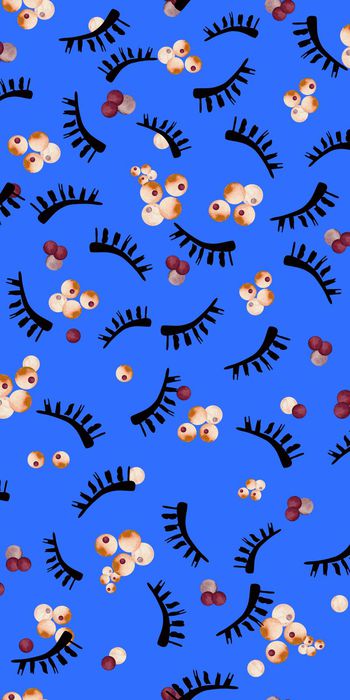 371060-满版抽象睫毛果实设计