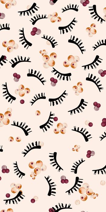 371061-满版抽象睫毛果实设计