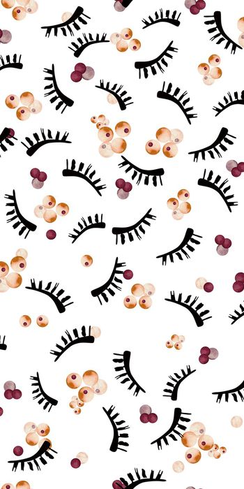 371063-满版抽象睫毛果实设计