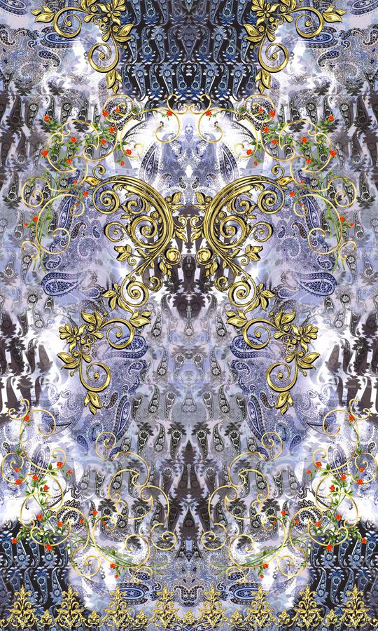 花纹印花华亿平台图片