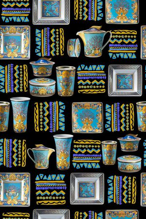 欧式印花华亿平台图片