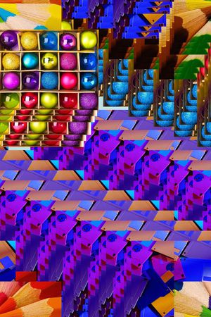 抽象印花华亿平台图片