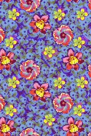 复古印花华亿平台图片