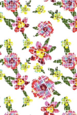 复古印花华亿平台图片