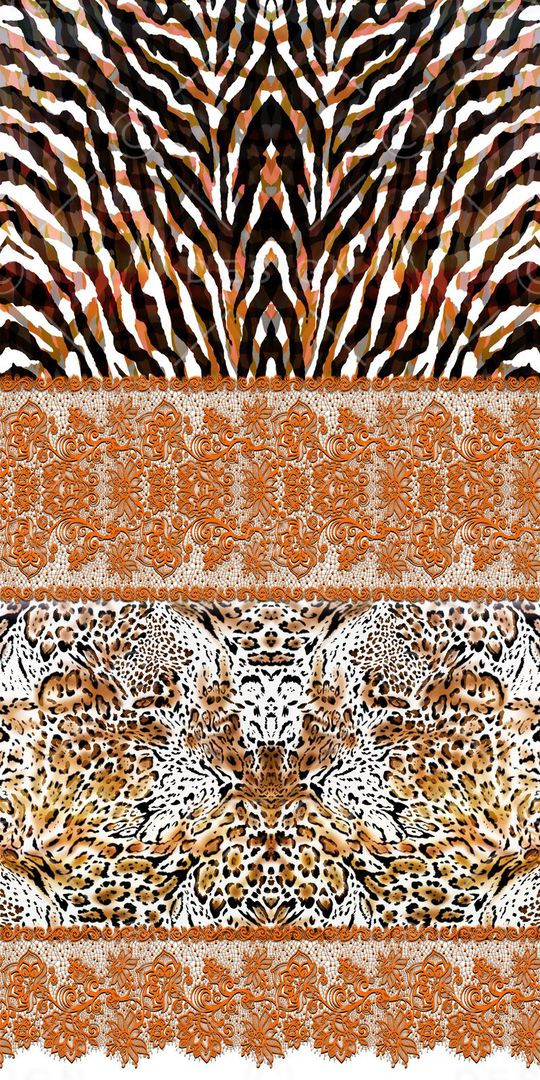 豹纹印花华亿平台图片