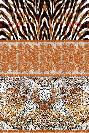 豹纹印花华亿平台图片