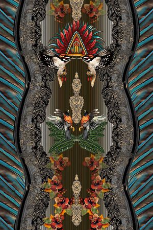 动物印花华亿平台图片