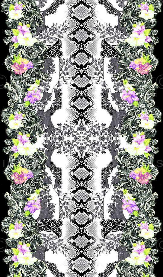 好看花贲印花华亿平台图片