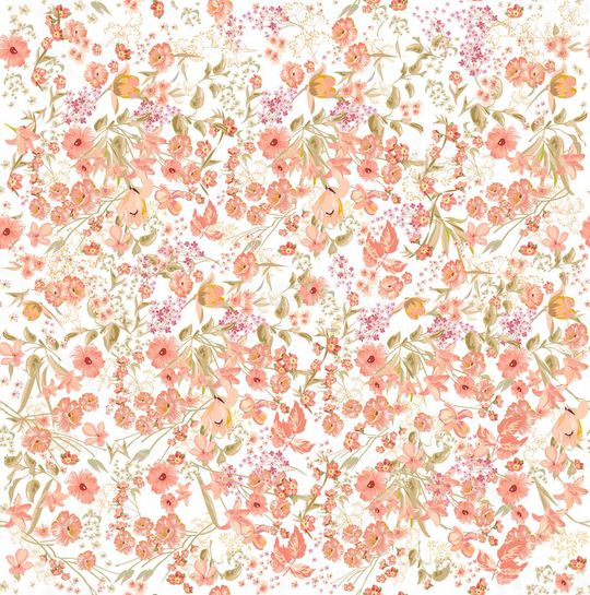 花卉组合印花华亿平台图片