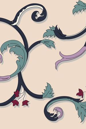 巴洛克风格印花华亿平台图片