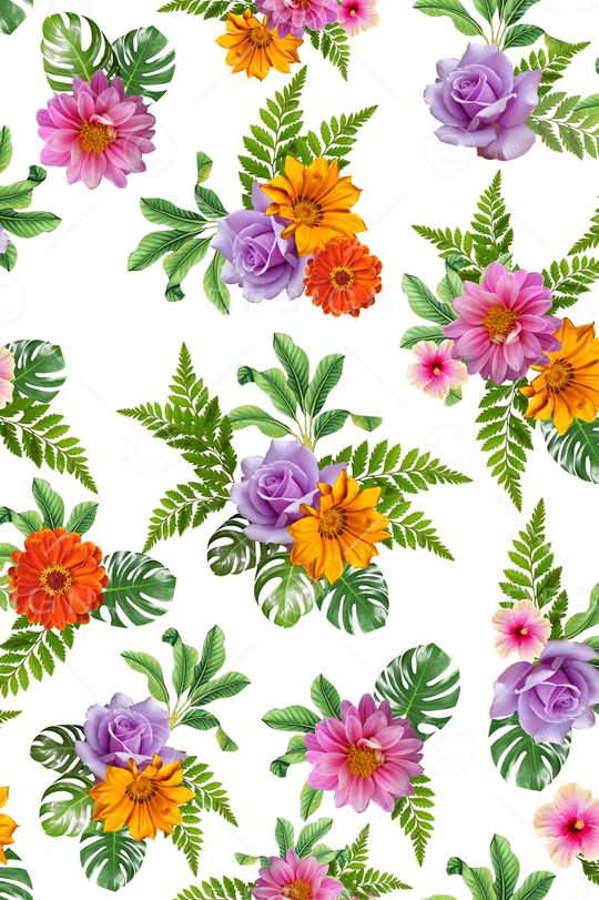 田园风印花华亿平台图片