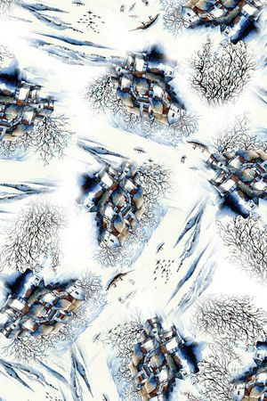 清新印花华亿平台图片