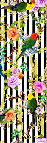 长方丝巾印花华亿平台图片