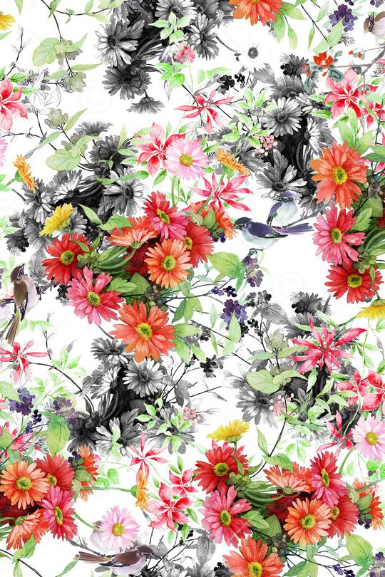 小清新印花华亿平台图片